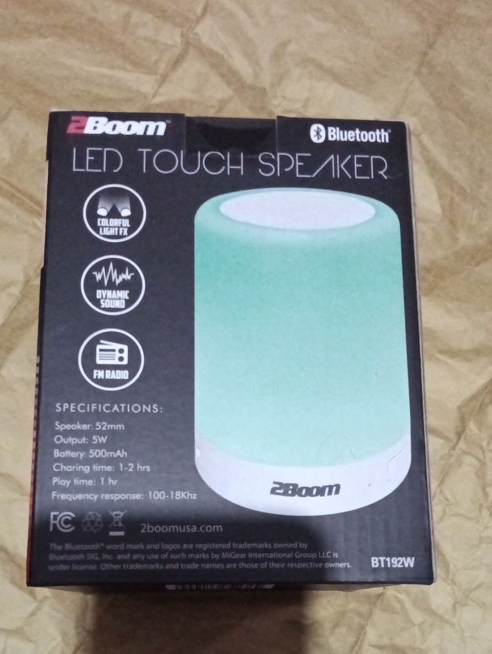 Led touch Bluetooth speaker